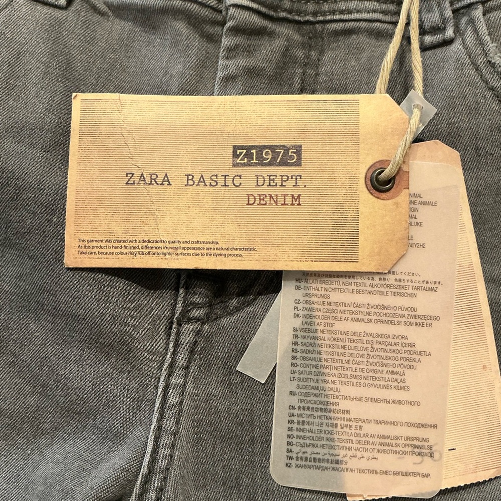 Zara Basic Denim grey skinny jeans - Picture 8 of 13